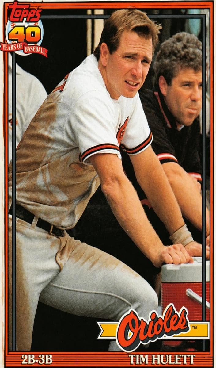 Tim Hulett 1991 topps O-Pee-Chee