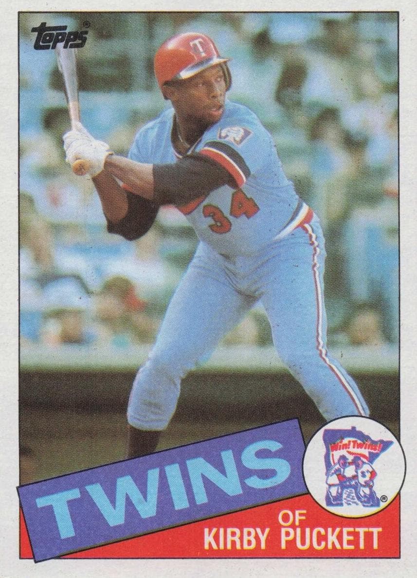 Kirby Puckett trading card