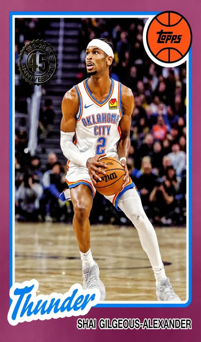 Shai Gilgeous-Alexander 2025 topps Topps