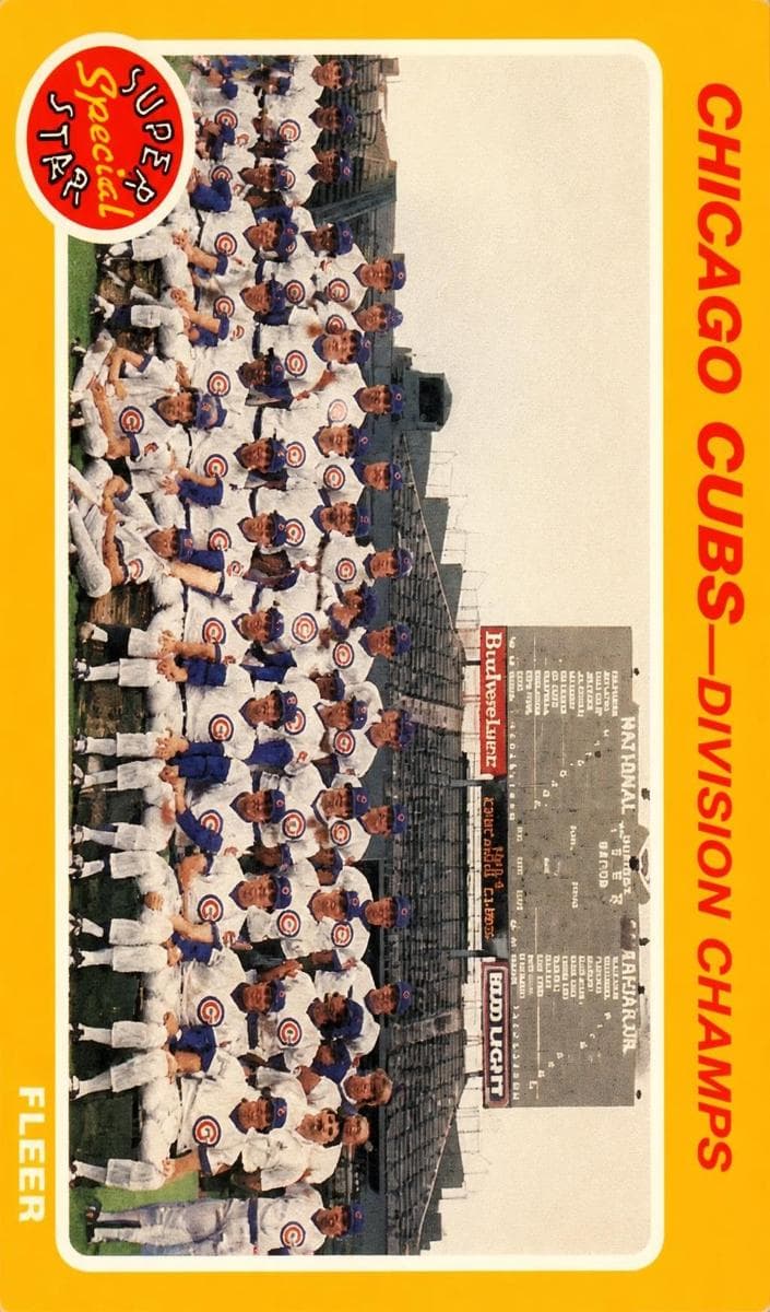 Chicago Cubs -- Division Champs #642