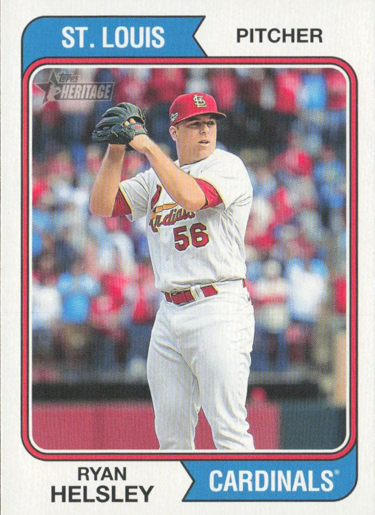 Ryan Helsley 2023 topps Topps Heritage