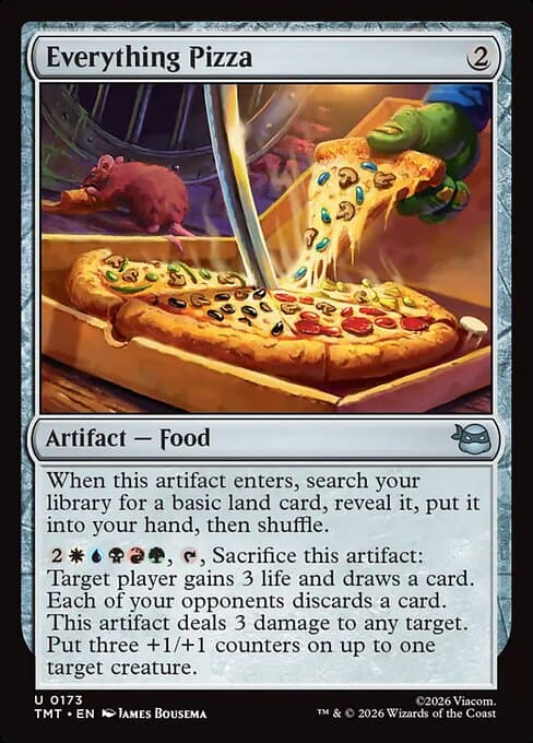 Everything Pizza 2026 Magic: The Gathering Teenage Mutant Ninja Turtles