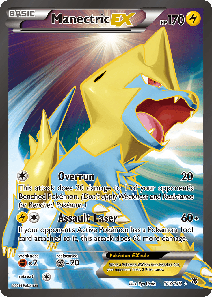 Manectric EX #113