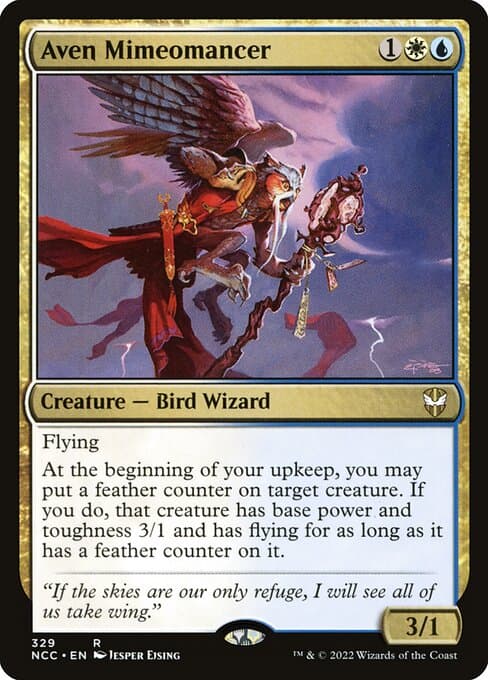 Aven Mimeomancer 2022 Magic: The Gathering New Capenna Commander