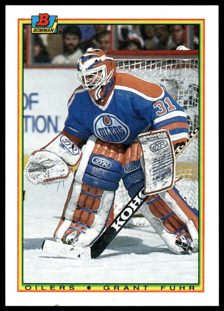 Grant Fuhr 1990 bowman Bowman