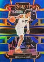 Keyonte George 2023 panini Select Concourse Blue Cracked Ice