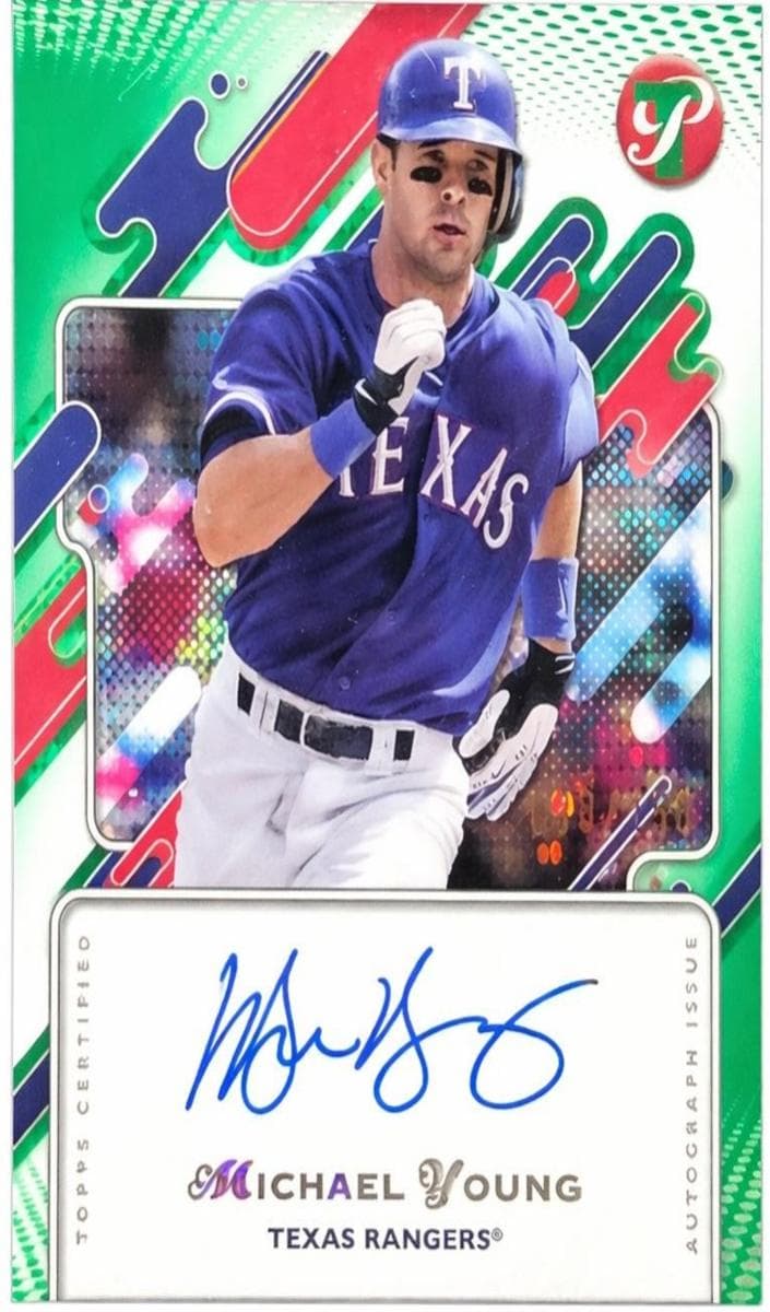 Michael Young 2025 topps Topps Pristine