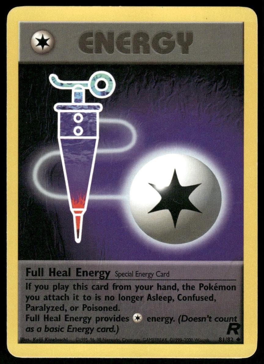 Full Heal Energy trading card