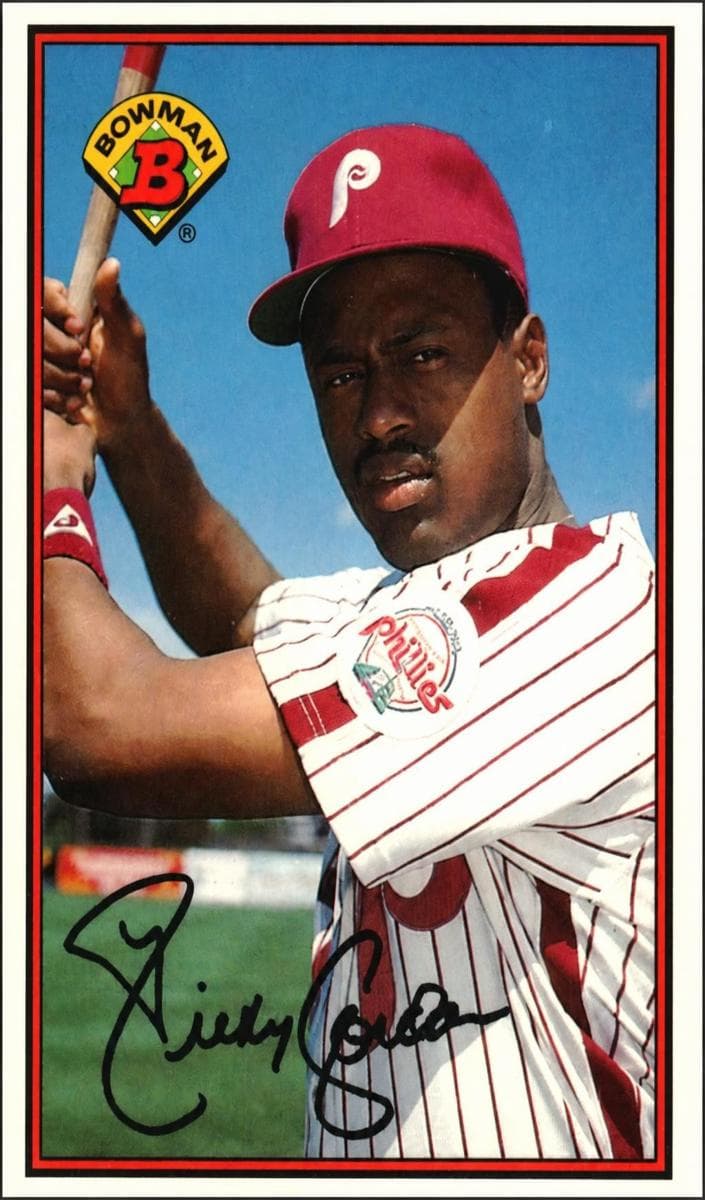 Ricky Jordan 1989 bowman Bowman