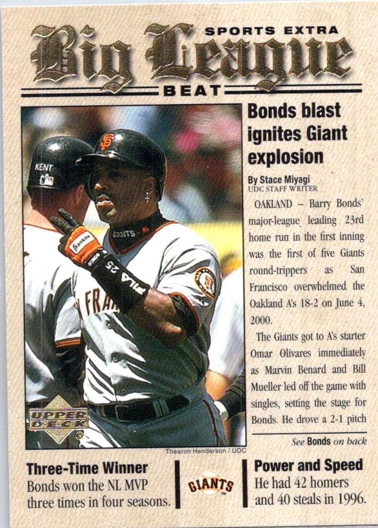 Barry Bonds #BB1