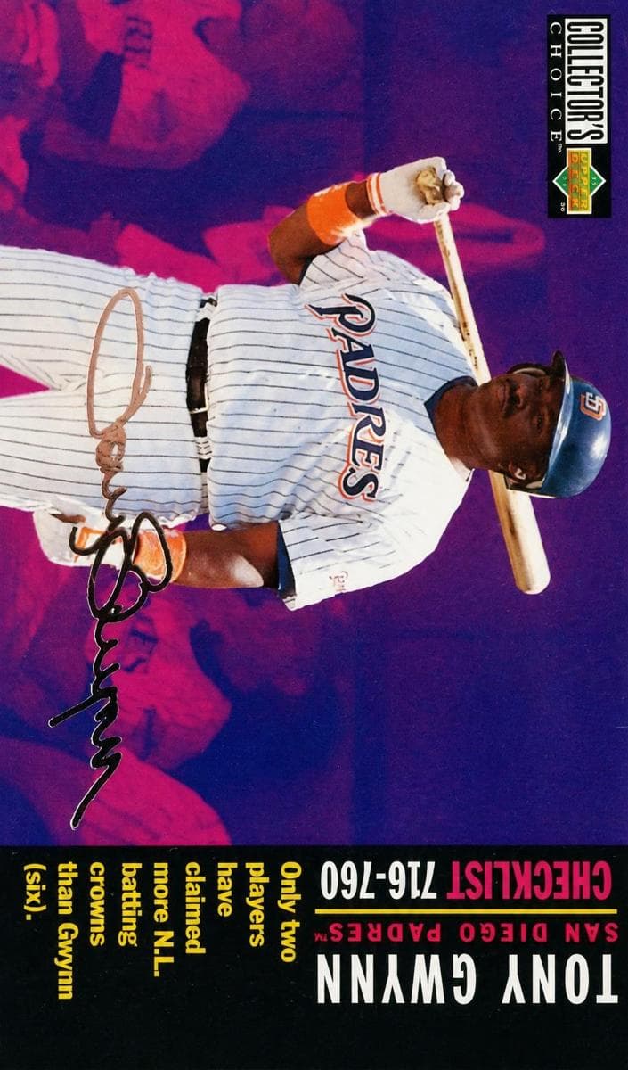 Tony Gwynn 1996 unknown Collector's Choice