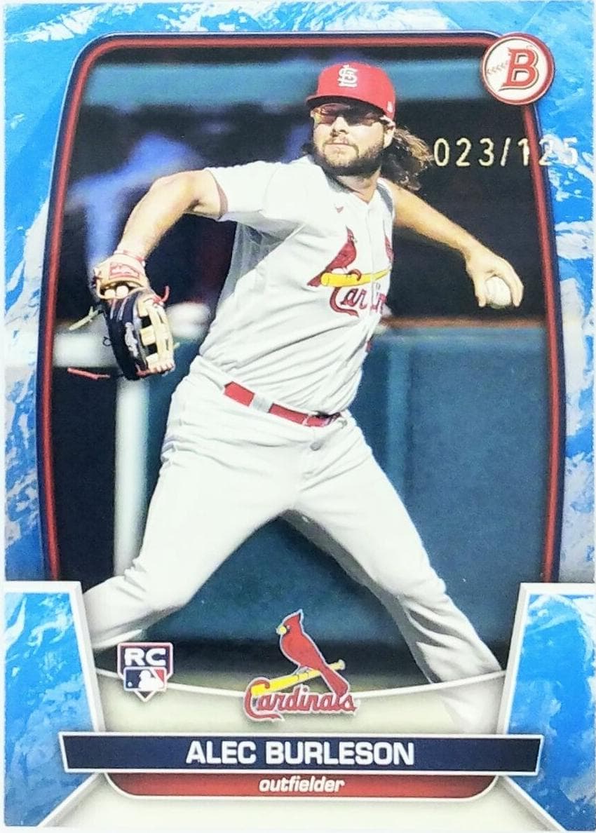 Alec Burleson 2023 bowman Bowman