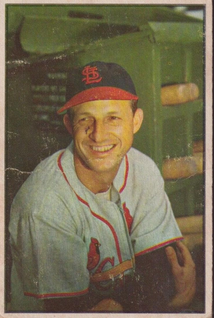 Stan Musial 1953 bowman Bowman Color