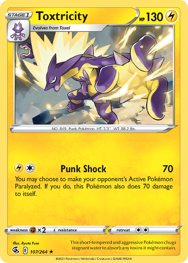 Toxtricity 2021 Pokemon Fusion Strike