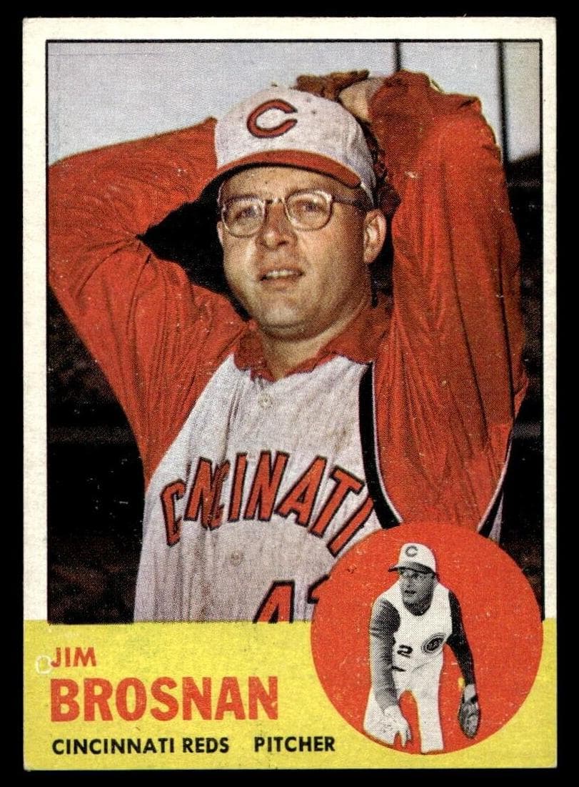 Jim Brosnan 1963 topps Topps