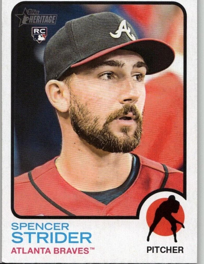 Spencer Strider 2022 topps Topps Heritage