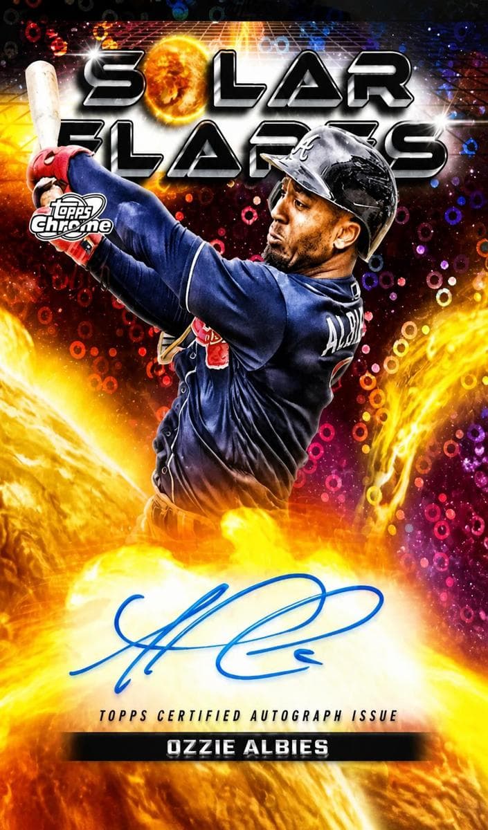 Ozzie Albies 2024 topps Topps Cosmic Chrome