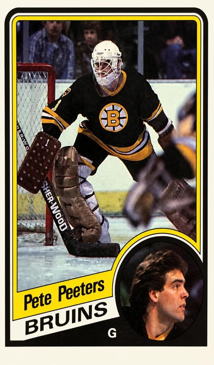 Pete Peeters 1984 topps O-Pee-Chee