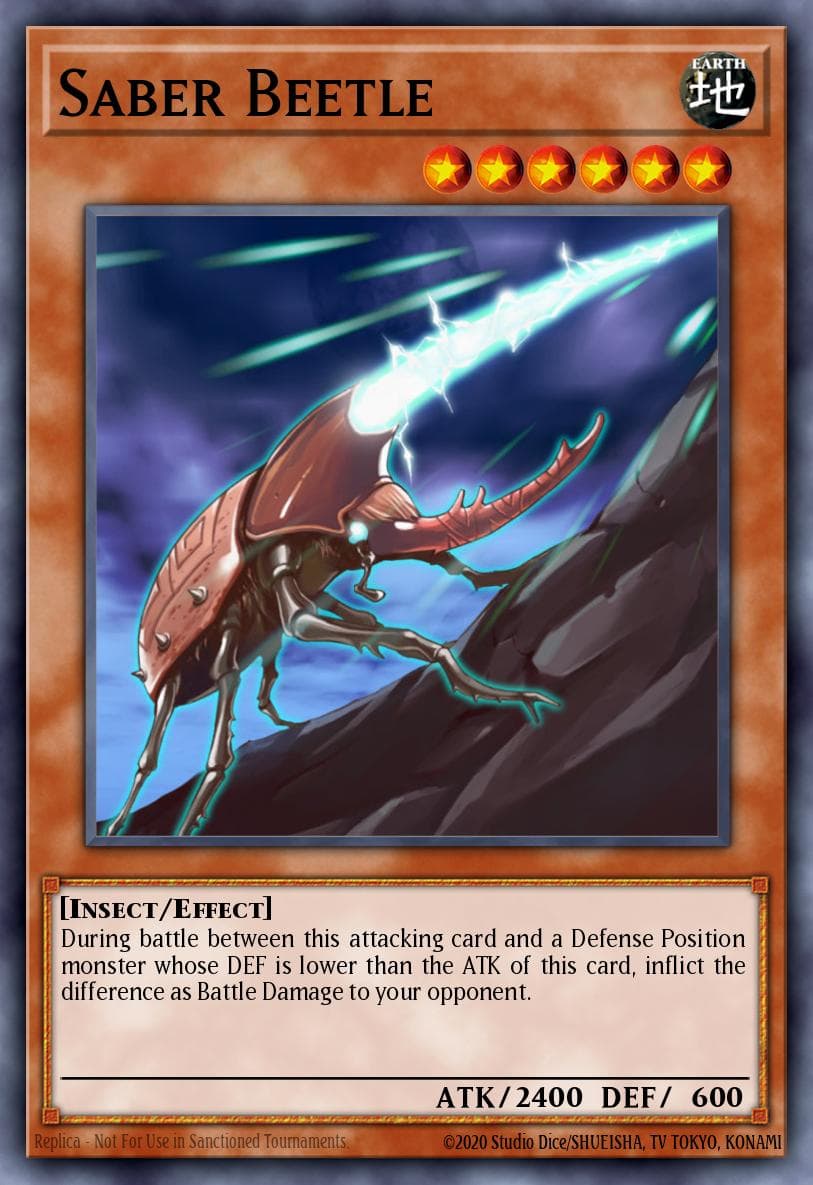 Saber Beetle 2006 Yu-Gi-Oh! Shadow of Infinity
