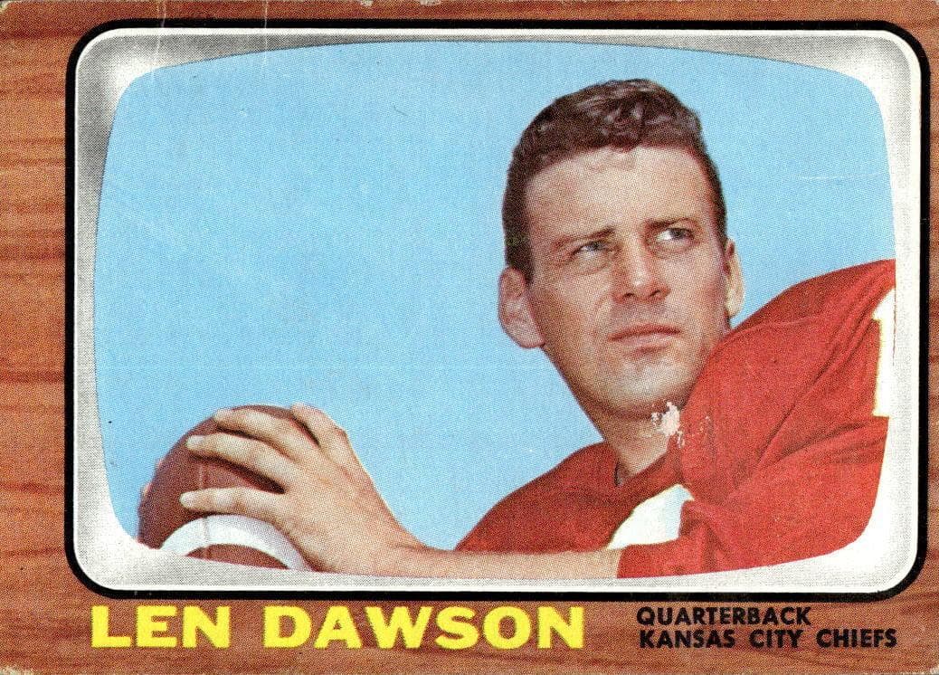 Len Dawson 1966 topps Topps