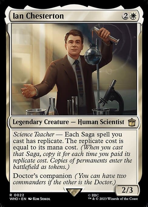 Ian Chesterton 2023 Magic: The Gathering Doctor Who