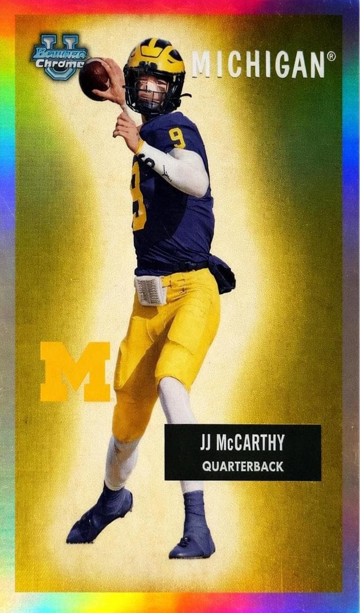 J.J. McCarthy 2023 bowman