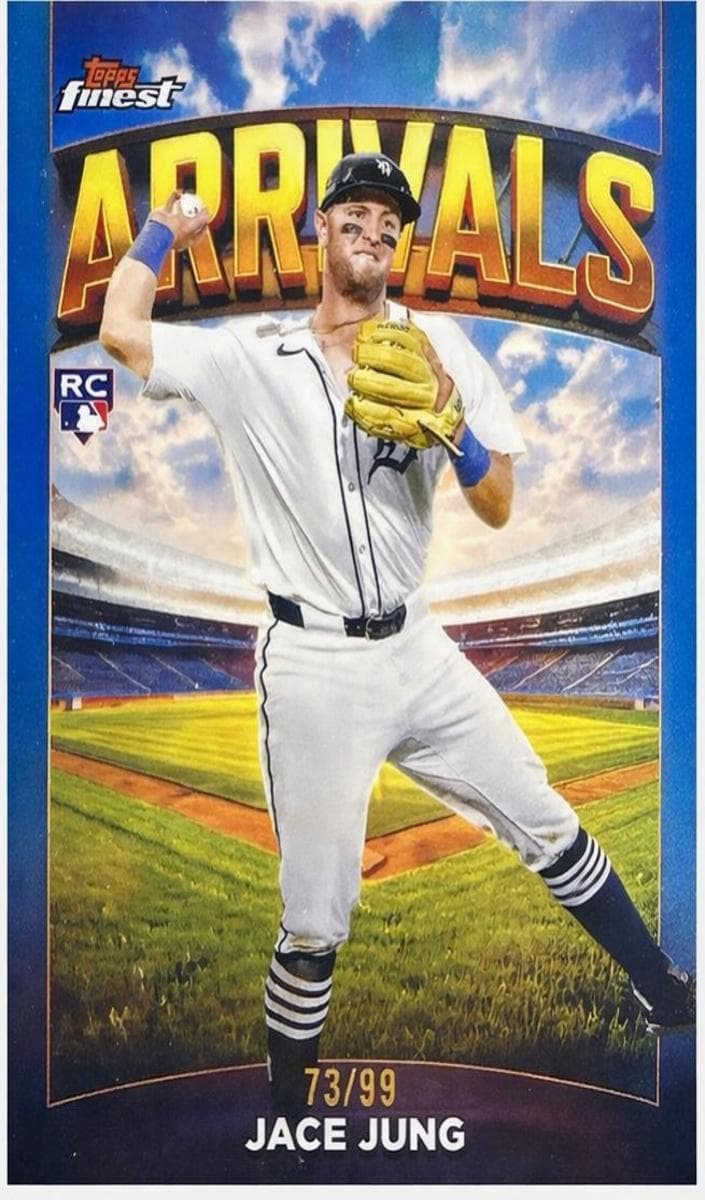 Jace Jung 2025 topps Topps Finest