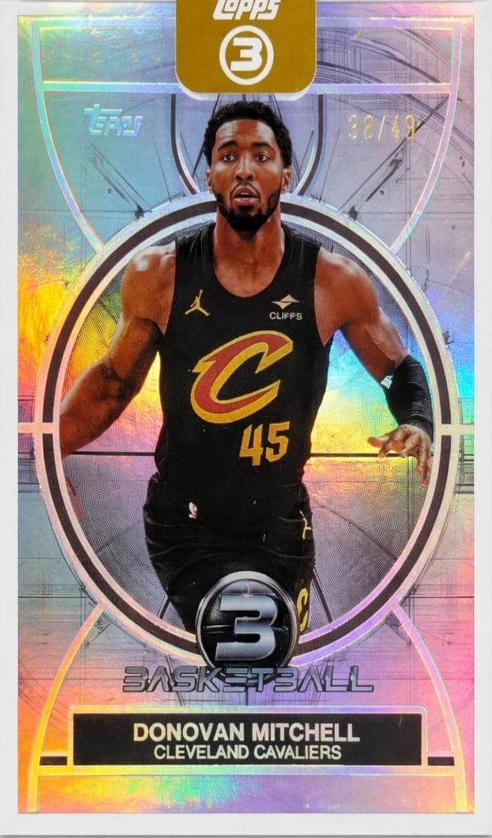 Donovan Mitchell 2025 topps Topps 3