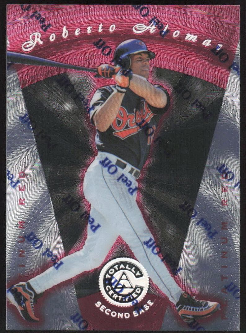 Roberto Alomar 1997 panini Pinnacle Totally Certified