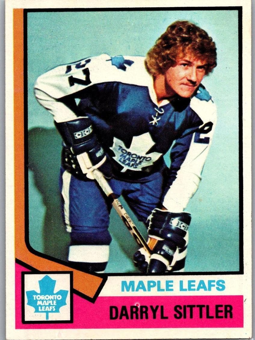 Darryl Sittler 1974 topps Topps