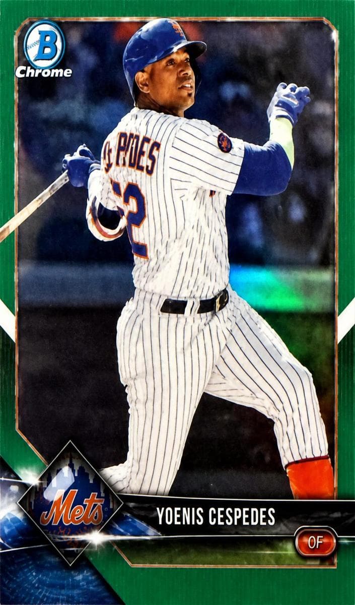 Yoenis Cespedes 2018 bowman Bowman Chrome