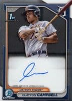 Clayton Campbell 2024 bowman Bowman Chrome