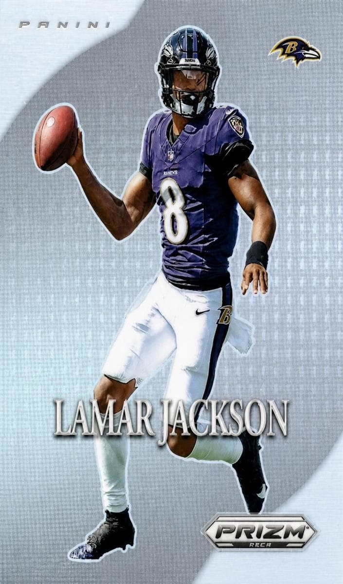 Lamar Jackson 2024 panini Panini Prizm Deca