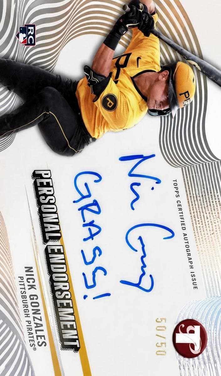Nick Gonzales 2024 topps Topps Pristine