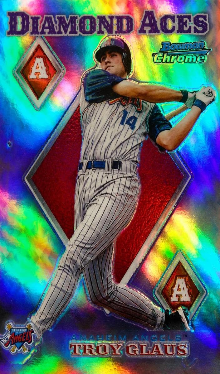 Troy Glaus 1999 bowman Bowman Chrome