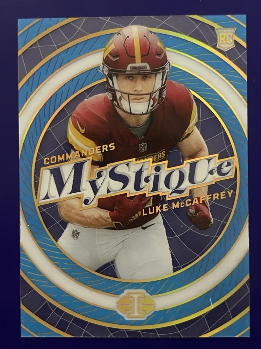 Luke McCaffrey 2024 panini Panini National Treasures