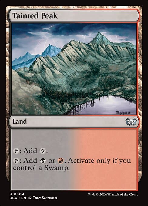 Tainted Peak 2024 Magic: The Gathering Modern Horizons 3 Commander