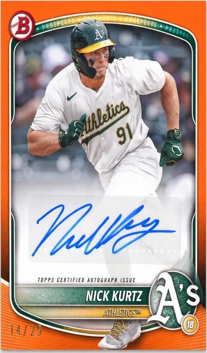 Nick Kurtz 2025 bowman Bowman