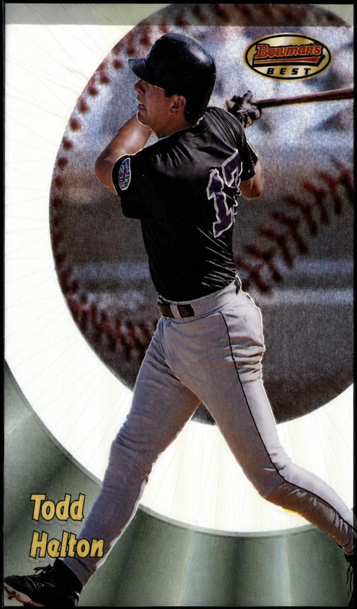 Todd Helton 1998 bowman Bowman's Best