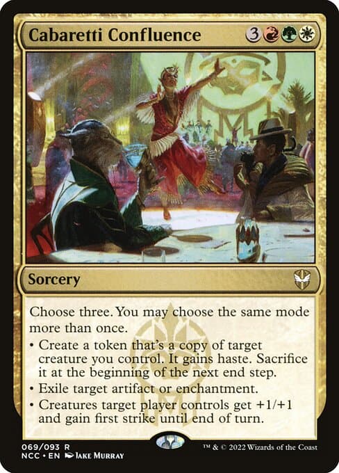 Cabaretti Confluence 2022 Magic: The Gathering New Capenna Commander