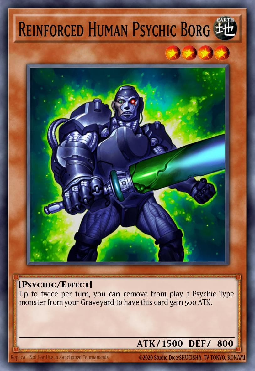 Reinforced Human Psychic Borg #RGBT-EN029