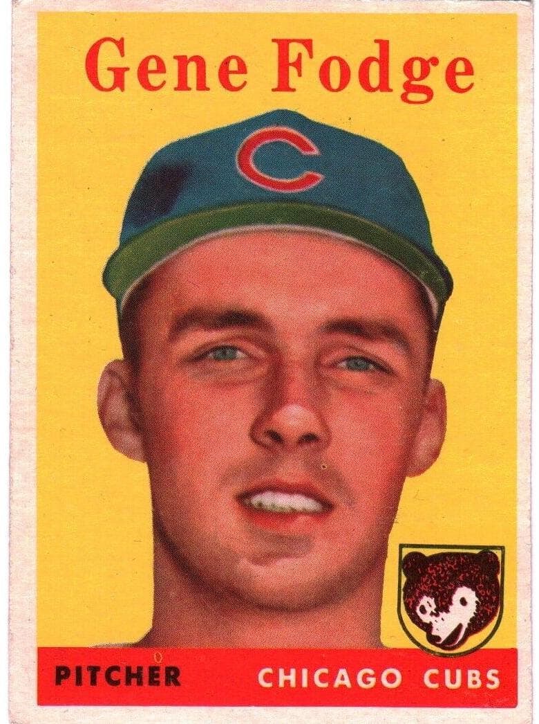 Gene Fodge 1958 topps Topps