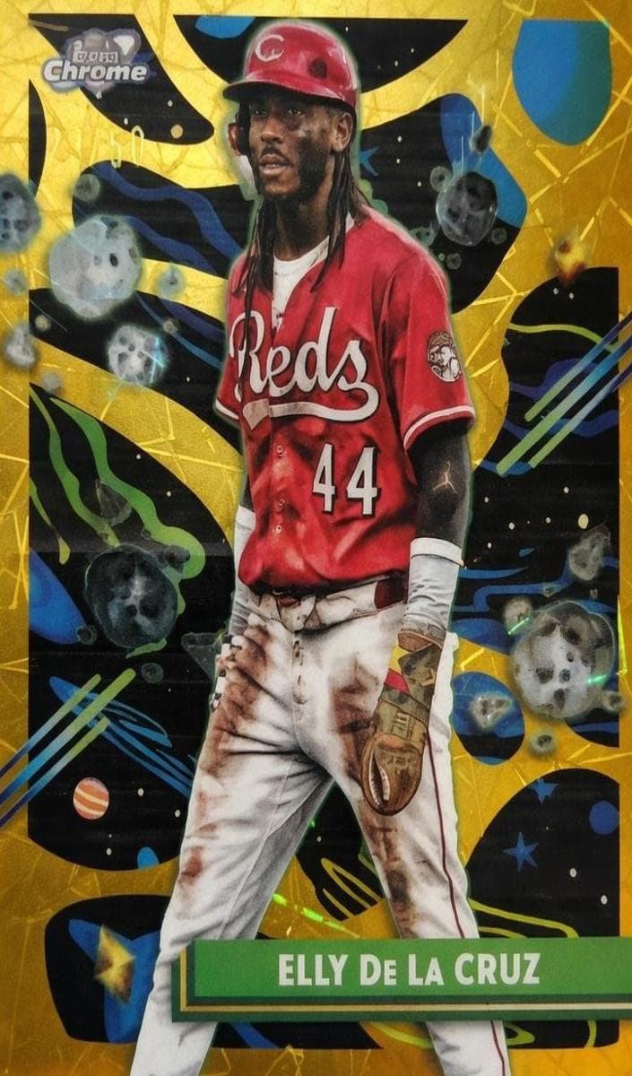 Elly De La Cruz 2025 topps Topps Cosmic Chrome