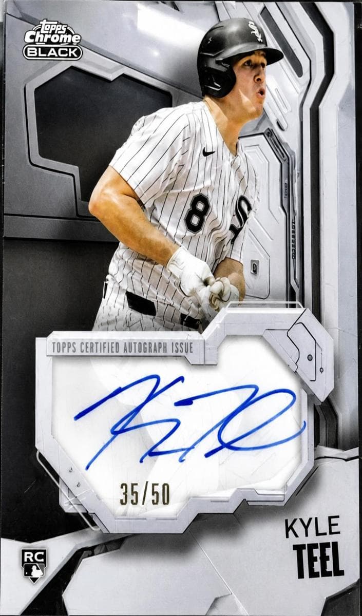 Kyle Teel 2026 topps Topps Chrome Black