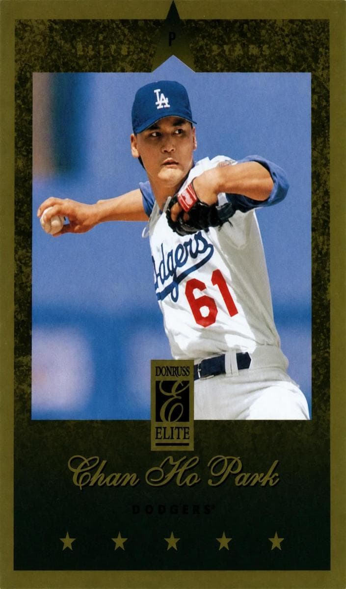 Chan Ho Park 1997 panini Donruss Elite