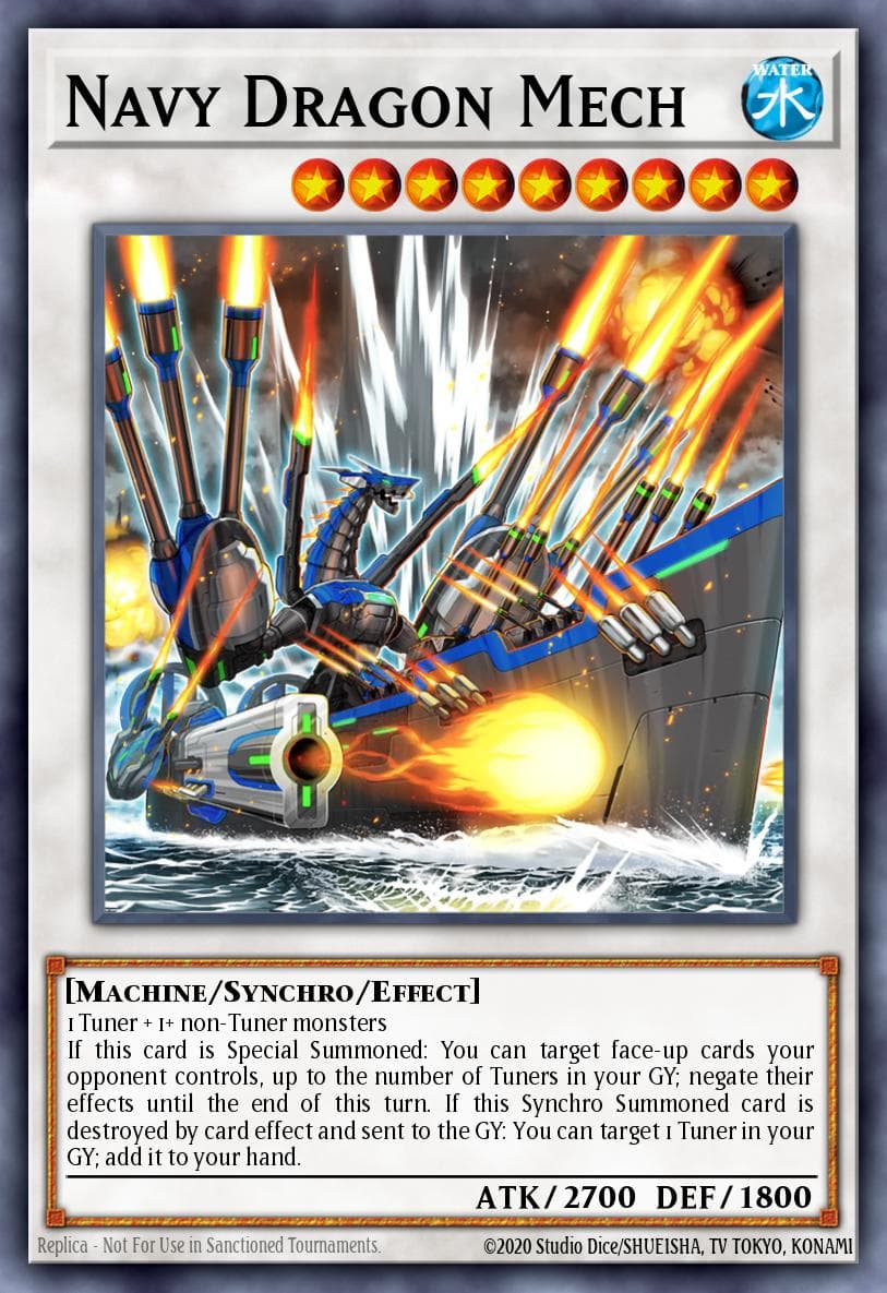 Navy Dragon Mech 2022 Yu-Gi-Oh! Dimension Force 1st Edition