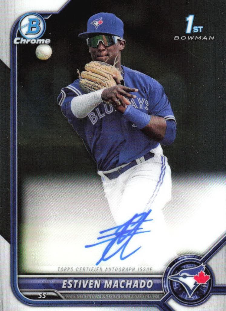 Estiven Machado trading card