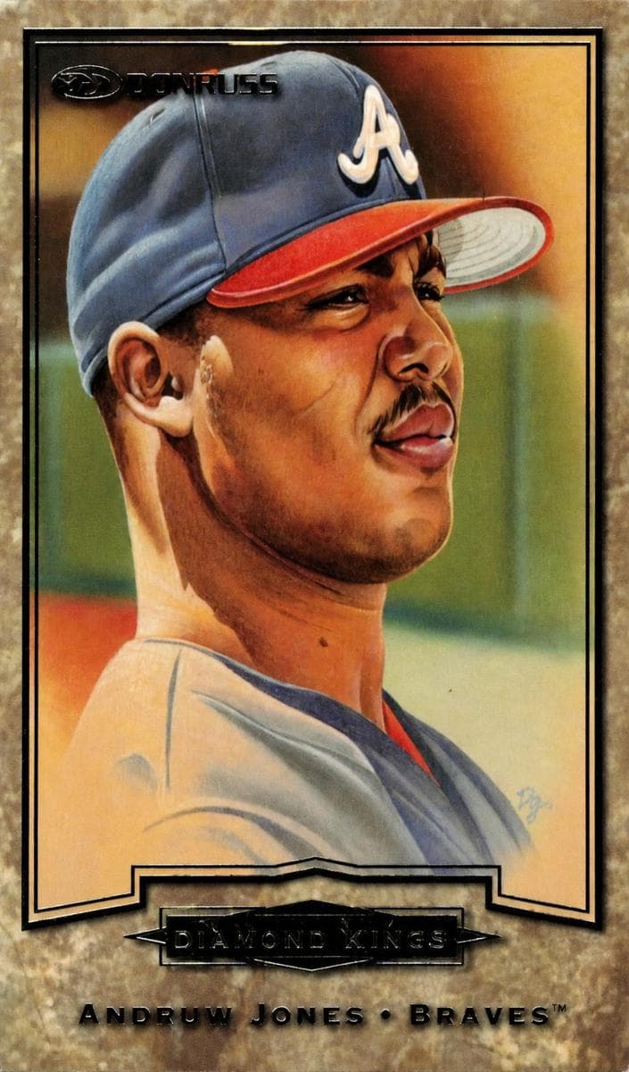 Andruw Jones 1998 panini Donruss