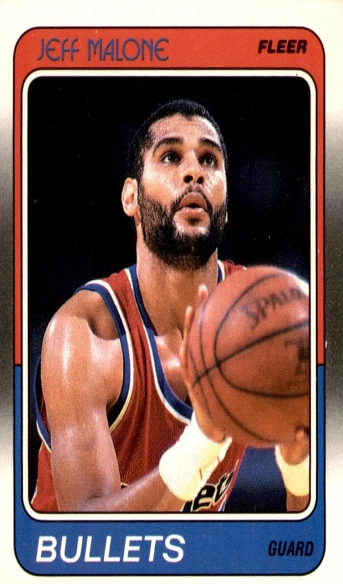 Jeff Malone 1988 fleer Fleer