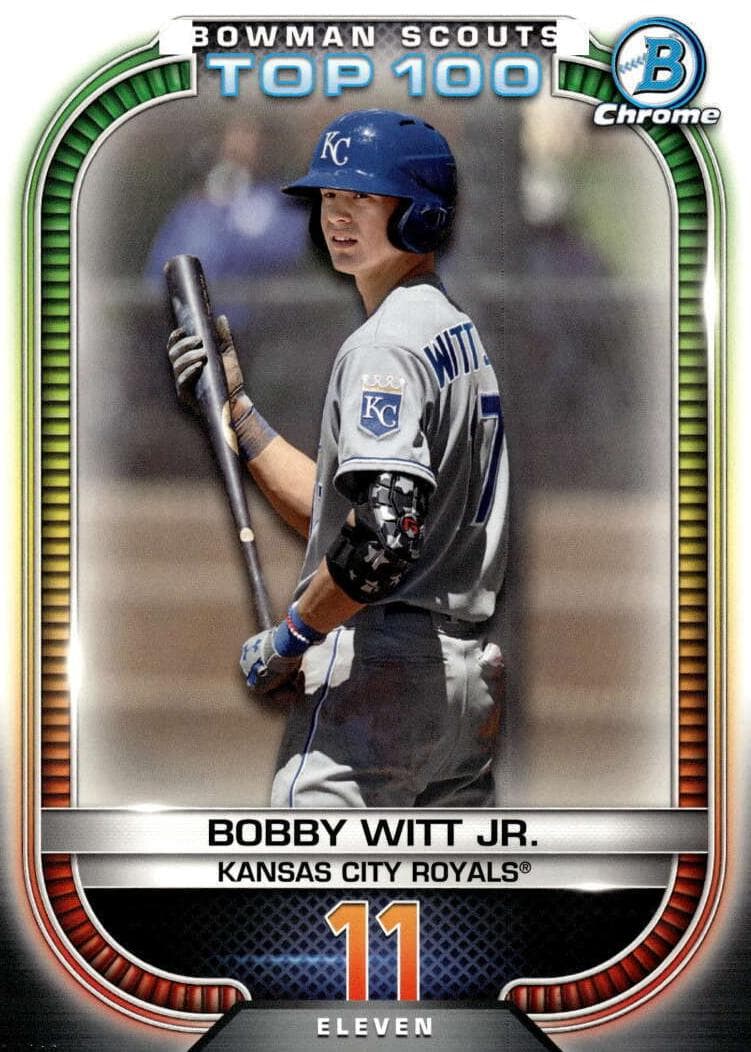 Bobby Witt Jr. 2021 bowman Bowman